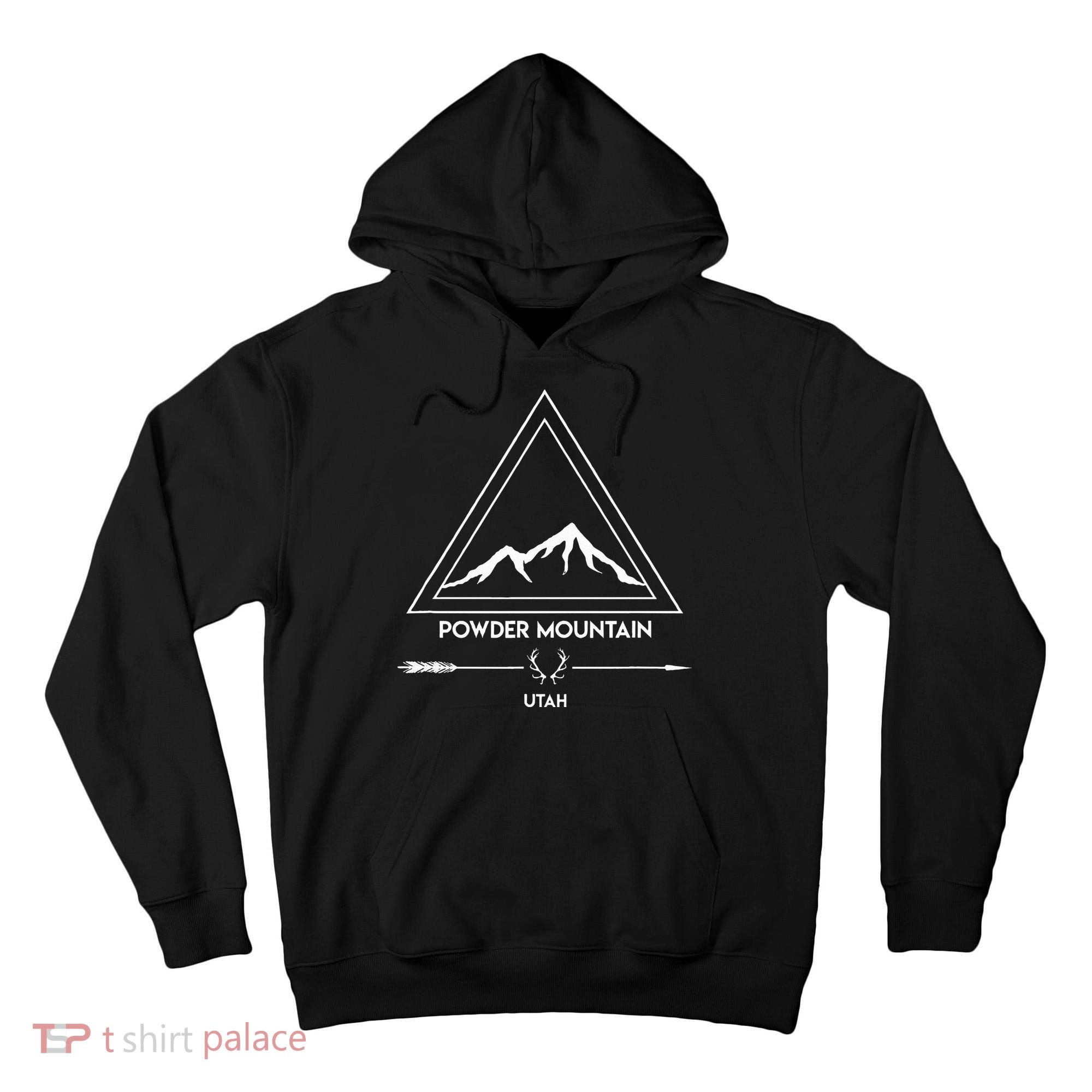 Powder Mountain Utah Ski Vacation Tall Hoodie