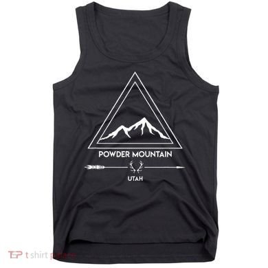 Powder Mountain Utah Ski Vacation Tank Top