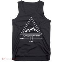 Powder Mountain Utah Ski Vacation Tank Top thumb 0