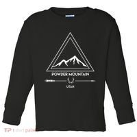 Powder Mountain Utah Ski Vacation Toddler Long Sleeve Shirt thumb 0