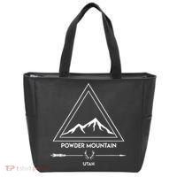 Powder Mountain Utah Ski Vacation Tote Bag thumb 0