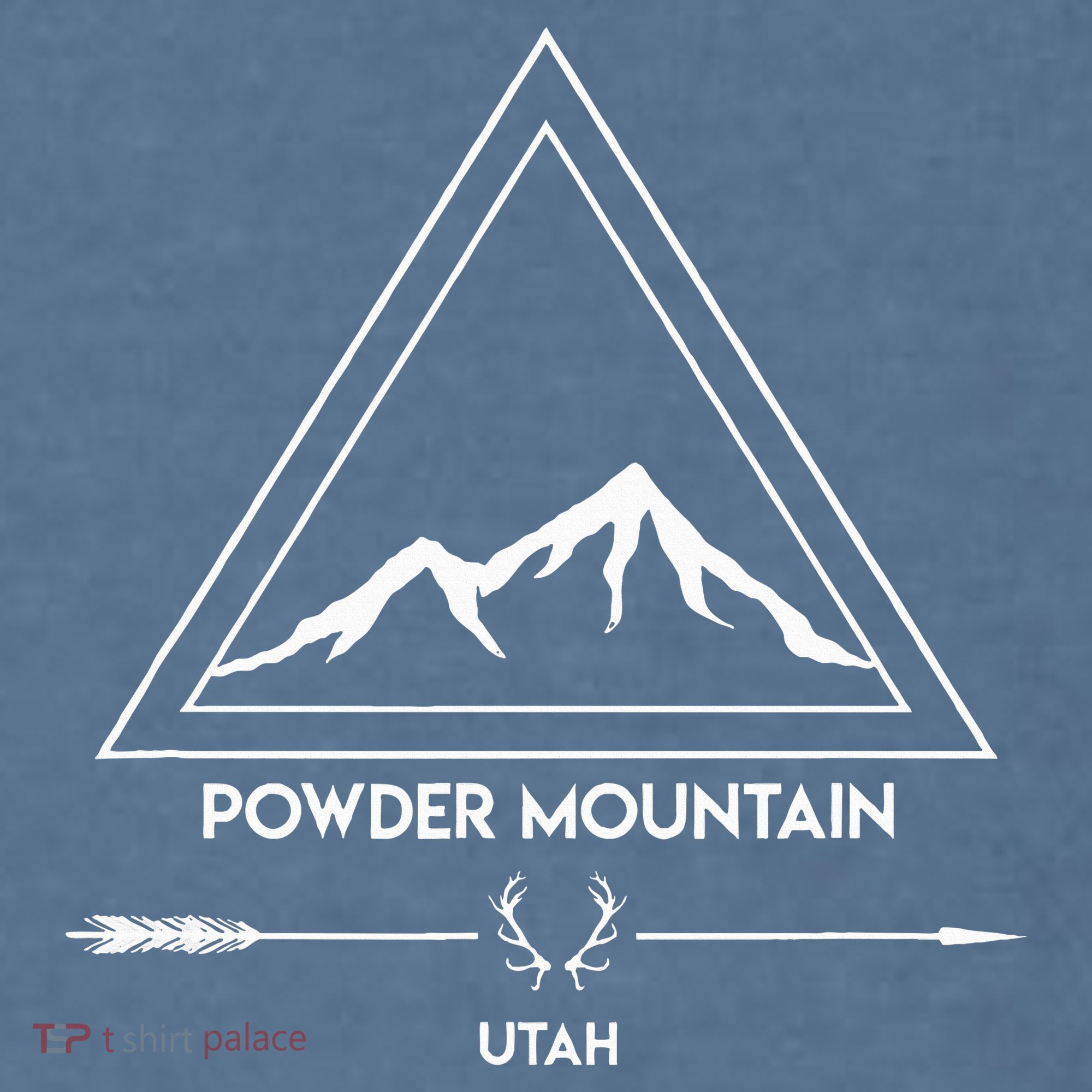 Powder Mountain Utah Ski Vacation Garment-Dyed Sweatshirt