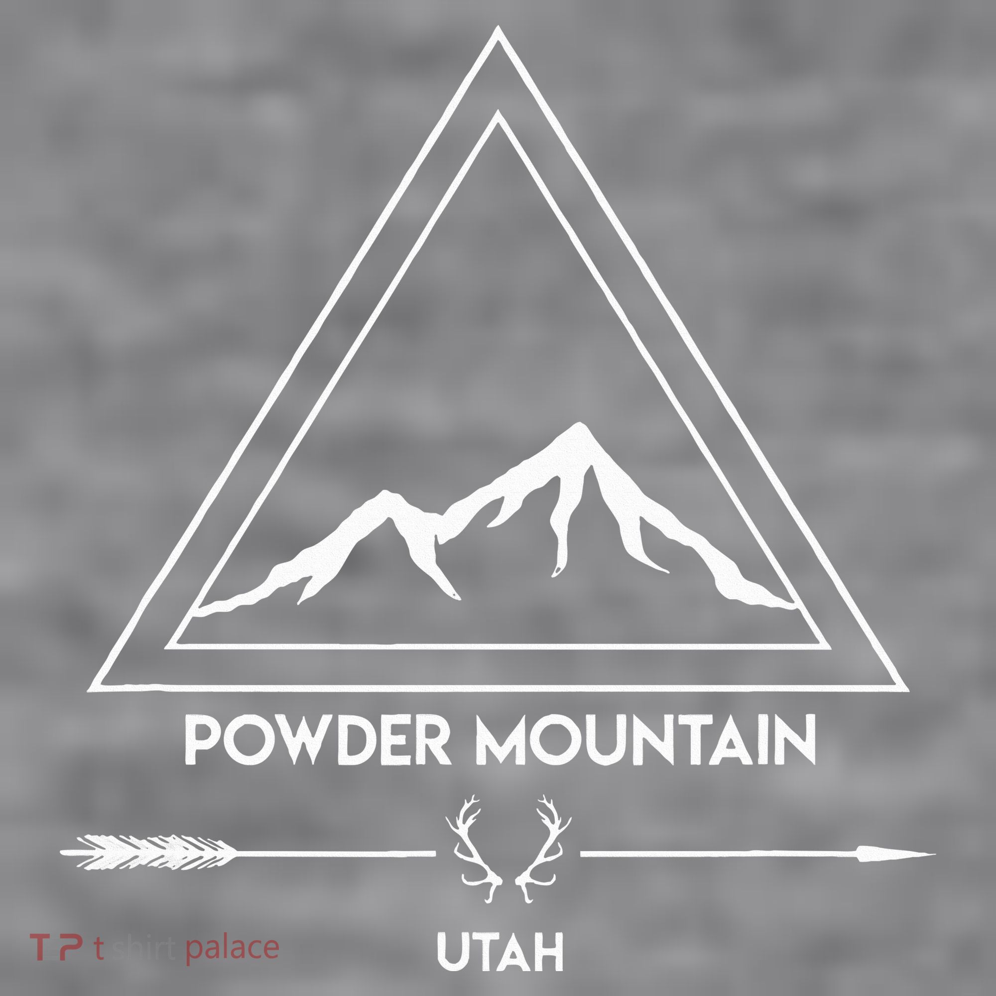 Powder Mountain Utah Ski Vacation Women's Racerback Cropped Tank