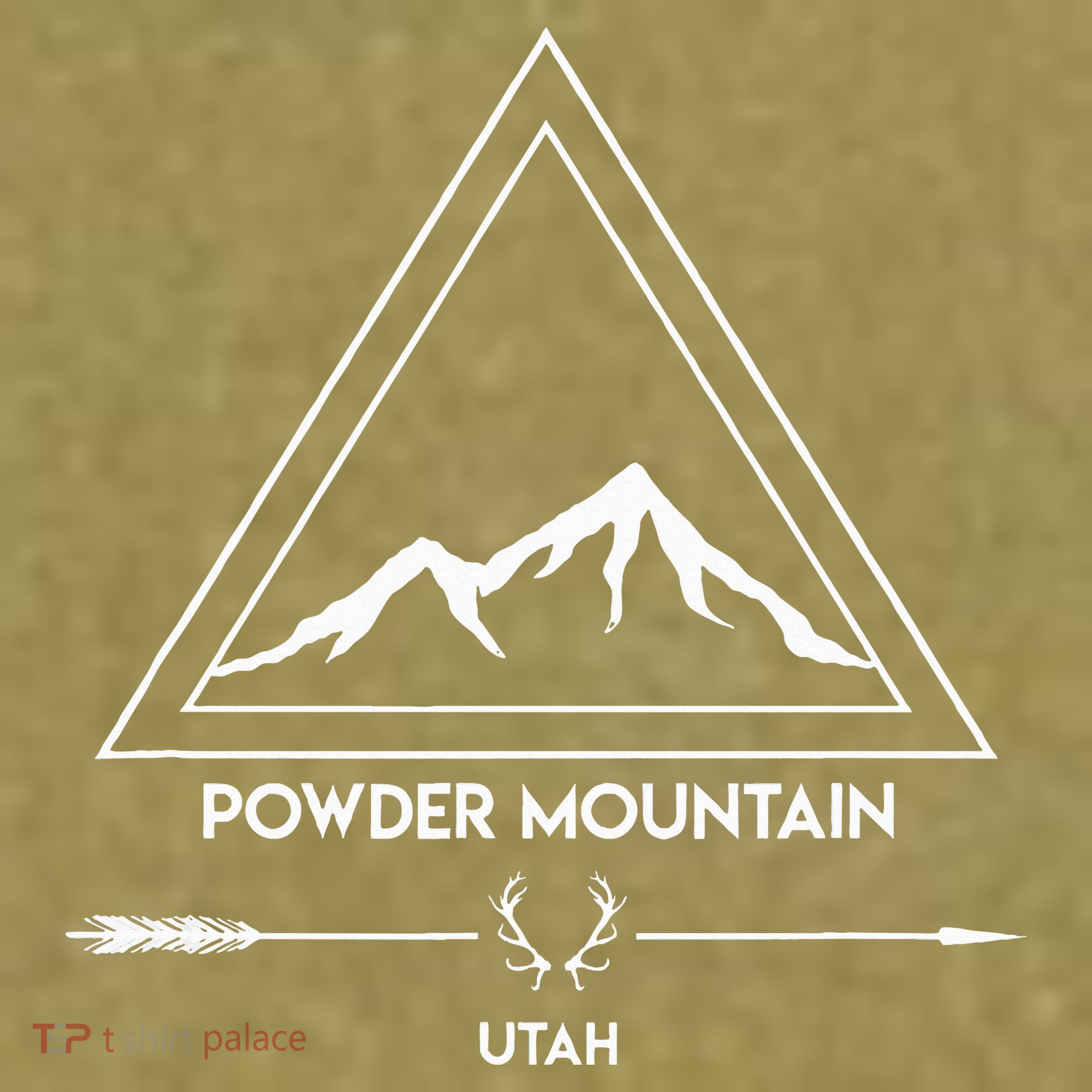 Powder Mountain Utah Ski Vacation Garment-Dyed Women's Muscle Tee