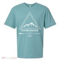 Powder Mountain Utah Ski Vacation Sueded Cloud Jersey T-Shirt thumb 0
