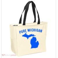 Pure Michigan Vacation Water Lake Fun Gift Idea Tote Bag thumb 2