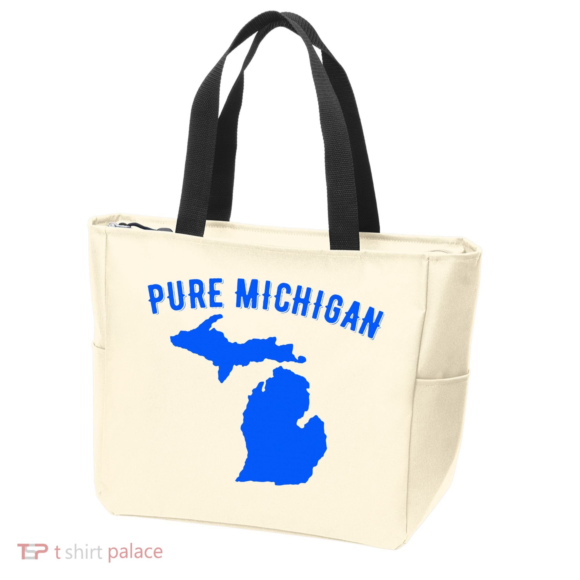 Pure Michigan Vacation Water Lake Fun Gift Idea Tote Bag