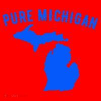 Pure Michigan Vacation Water Lake Fun Gift Idea Santa Hat thumb 1