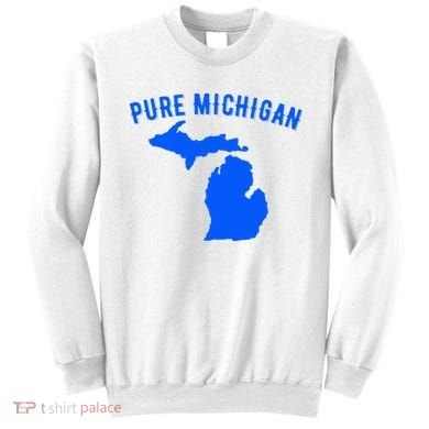 Pure Michigan Vacation Water Lake Fun Gift Idea Sweatshirt
