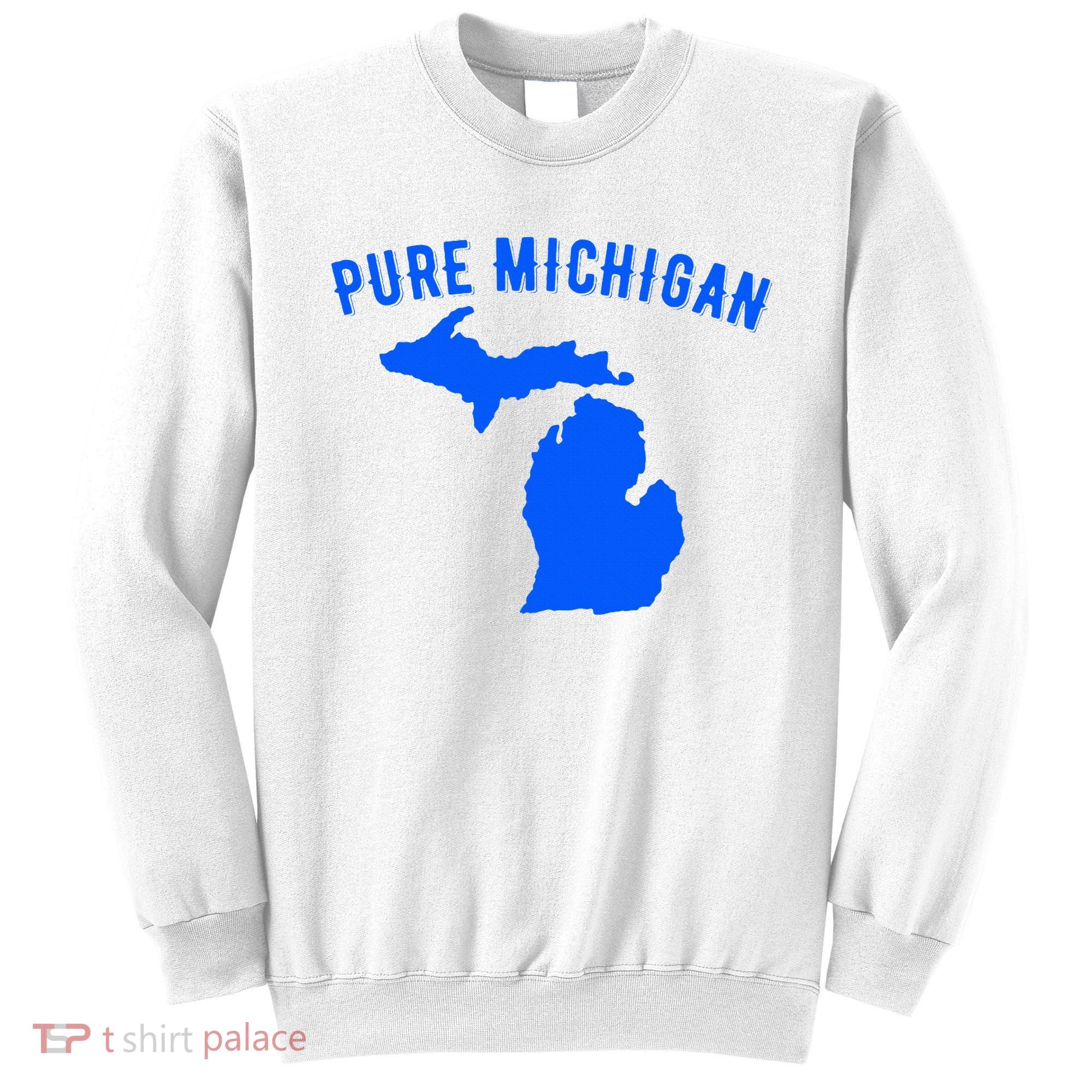 Pure Michigan Vacation Water Lake Fun Gift Idea Sweatshirt
