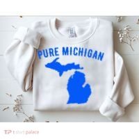 Pure Michigan Vacation Water Lake Fun Gift Idea Sweatshirt thumb 2