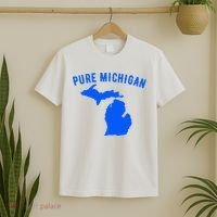 Pure Michigan Vacation Water Lake Fun Gift Idea T-Shirt thumb 2