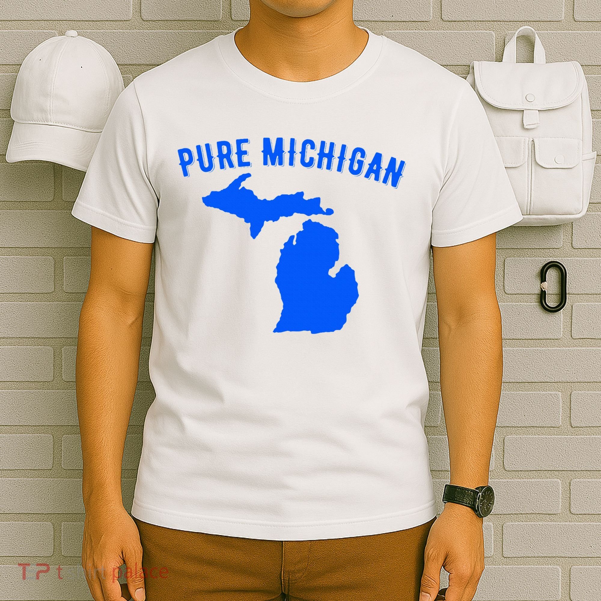 Pure Michigan Vacation Water Lake Fun Gift Idea T-Shirt