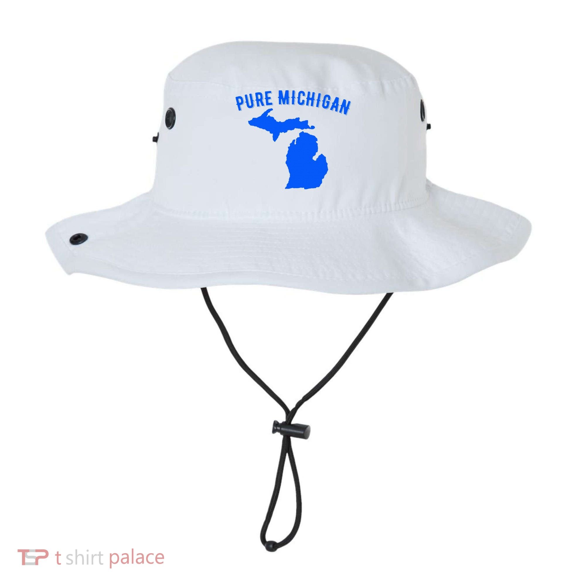 Pure Michigan Vacation Water Lake Fun Gift Idea Bucket Hat