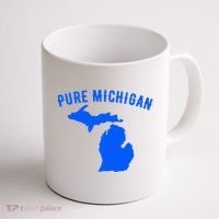 Pure Michigan Vacation Water Lake Fun Gift Idea Coffee Mug thumb 1