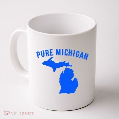 Pure Michigan Vacation Water Lake Fun Gift Idea Coffee Mug