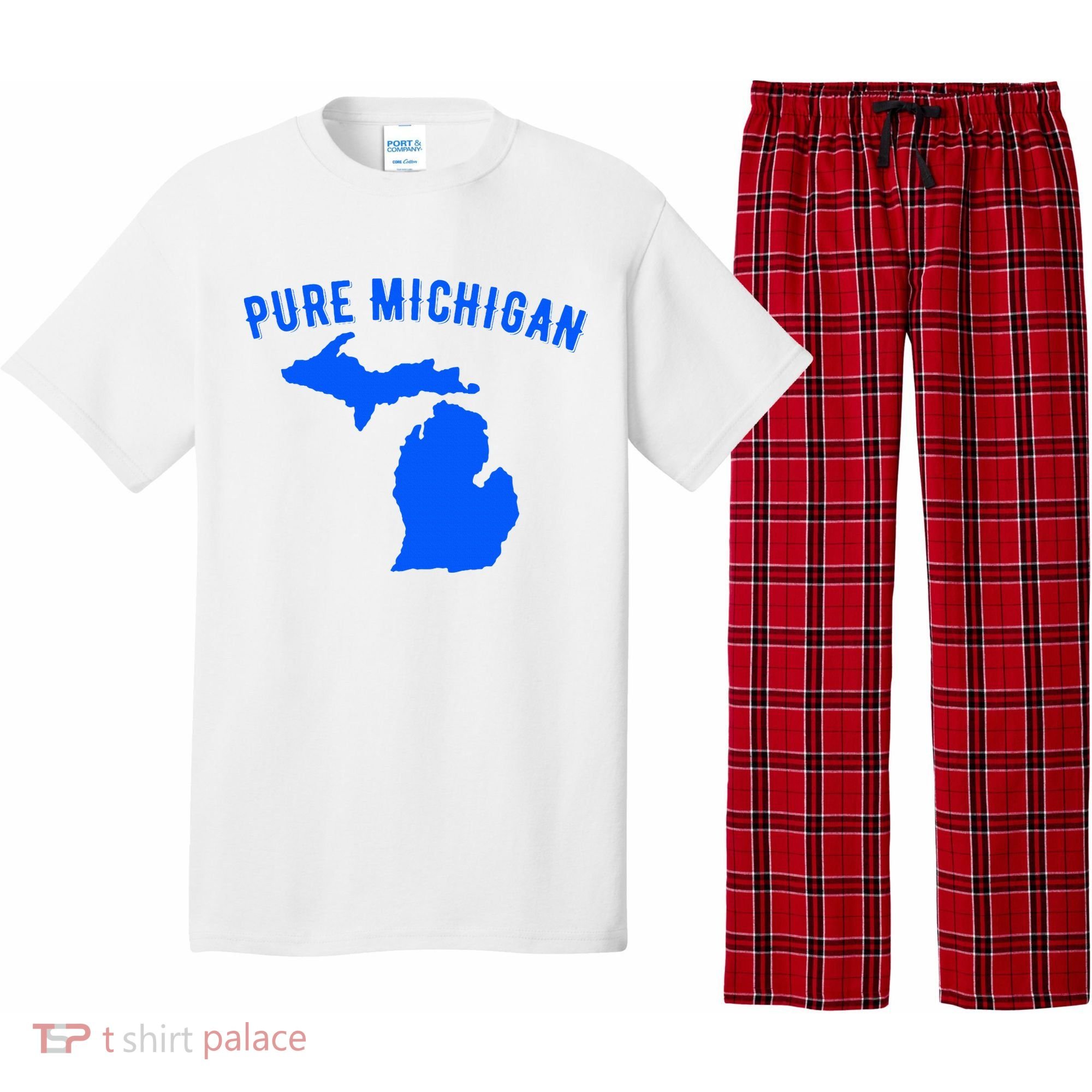 Pure Michigan Vacation Water Lake Fun Gift Idea Pajama Set