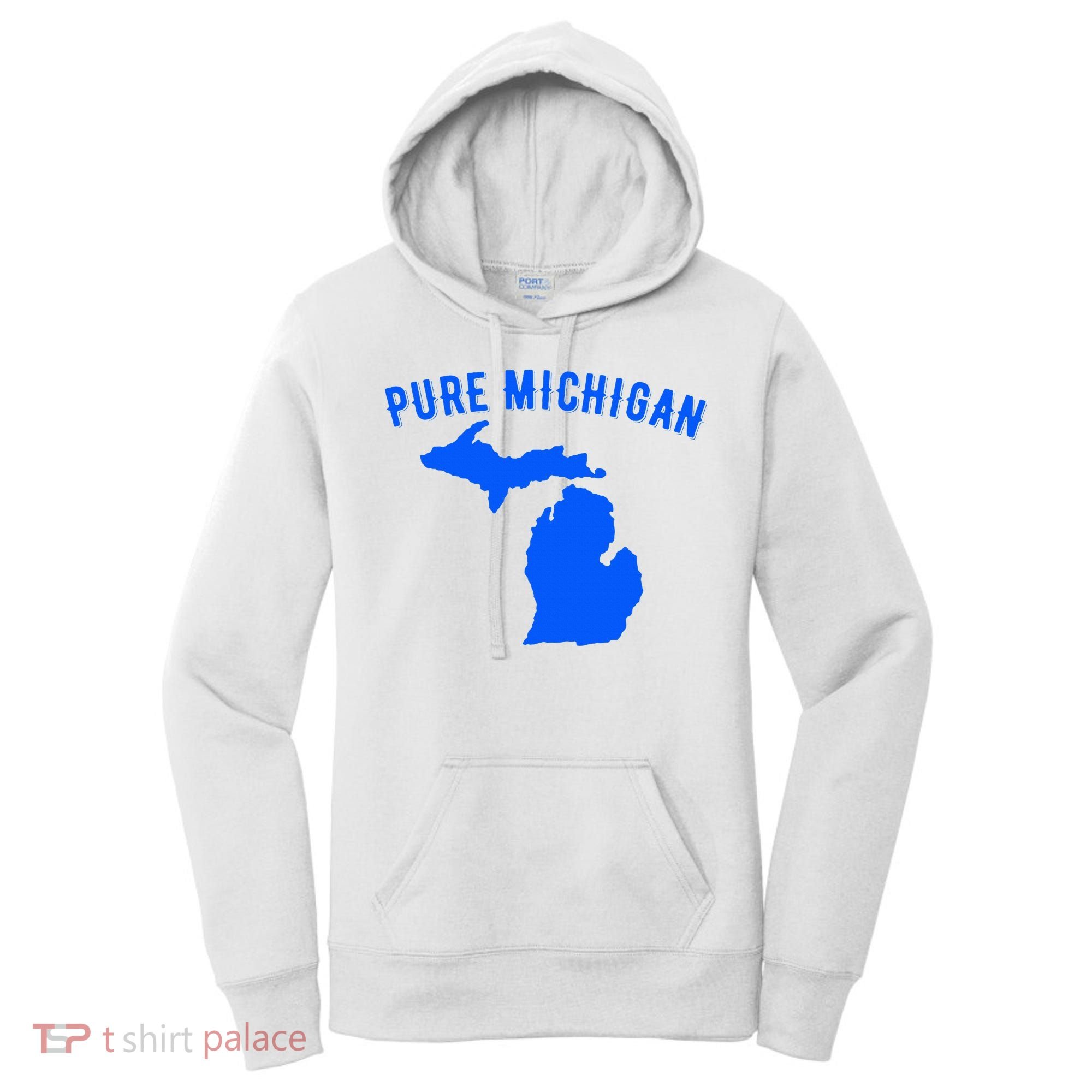 Pure Michigan Vacation Water Lake Fun Gift Idea Women's Hoodie