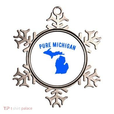 Pure Michigan Vacation Water Lake Fun Gift Idea Ornament