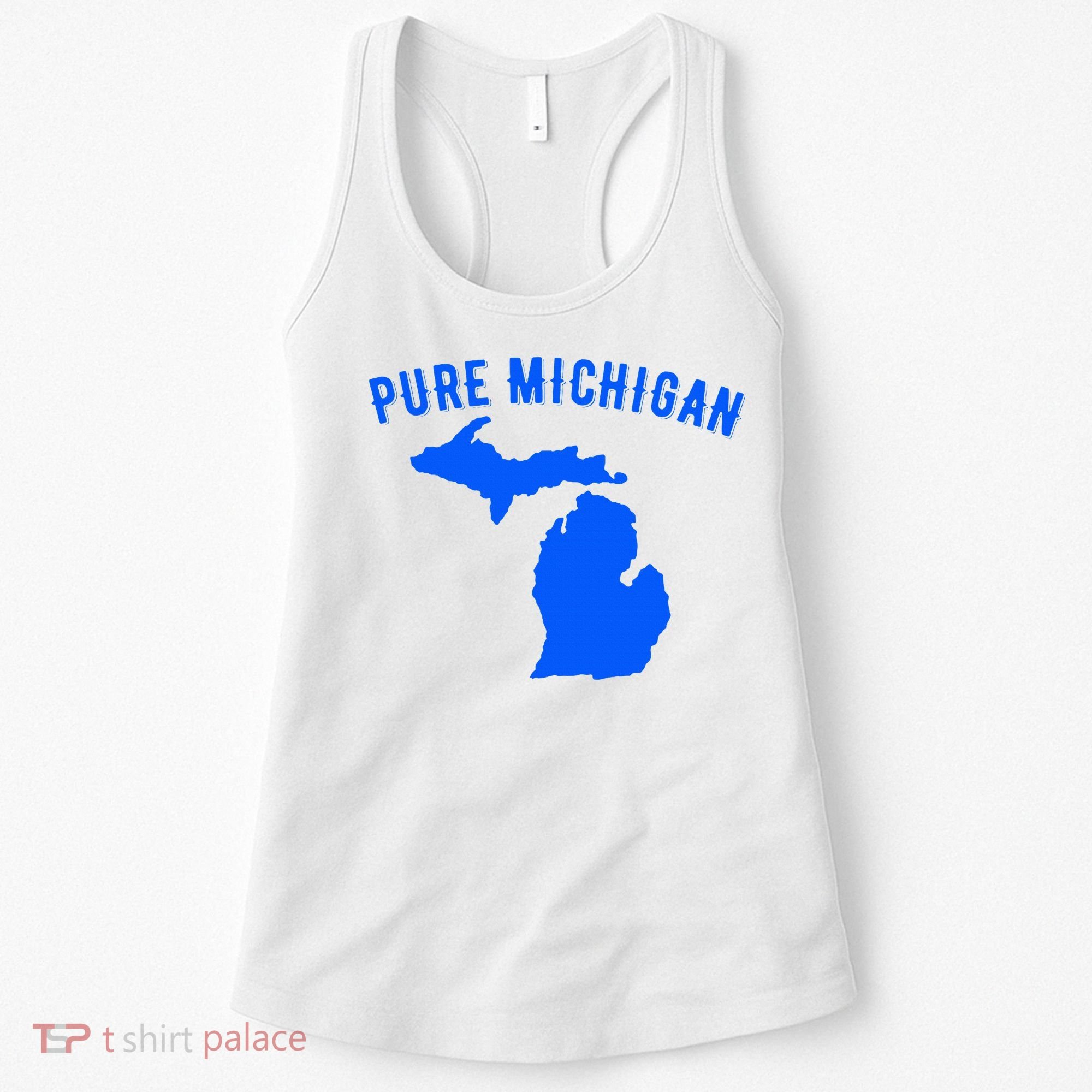 Pure Michigan Vacation Water Lake Fun Gift Idea Women's Tank Top