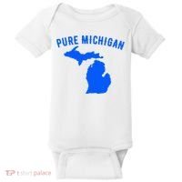 Pure Michigan Vacation Water Lake Fun Gift Idea Baby Bodysuit thumb 0