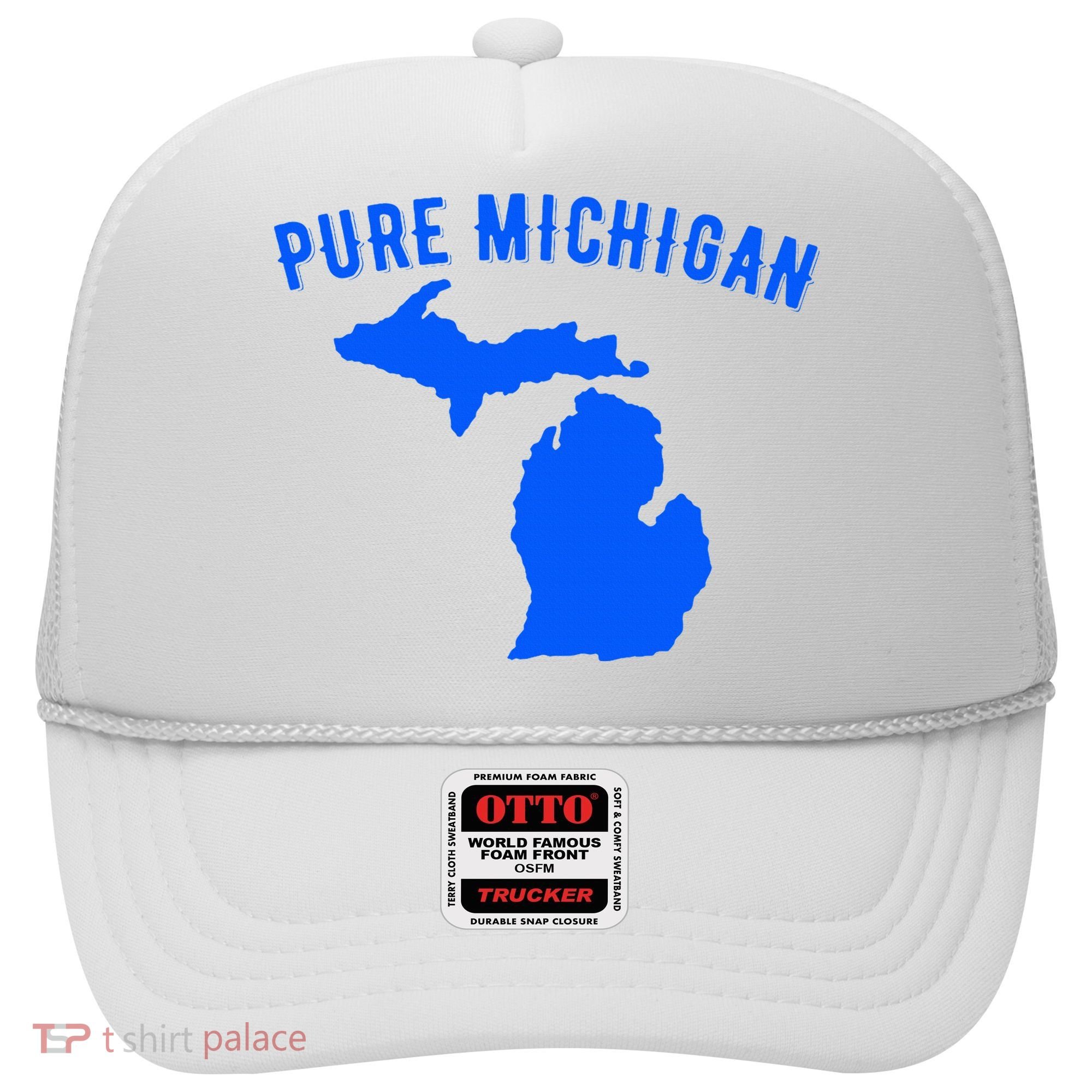 Pure Michigan Vacation Water Lake Fun Gift Idea Hat