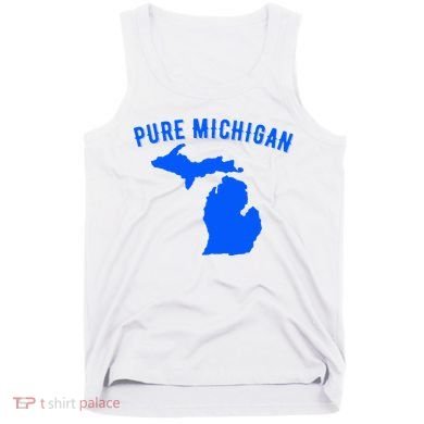 Pure Michigan Vacation Water Lake Fun Gift Idea Tank Top