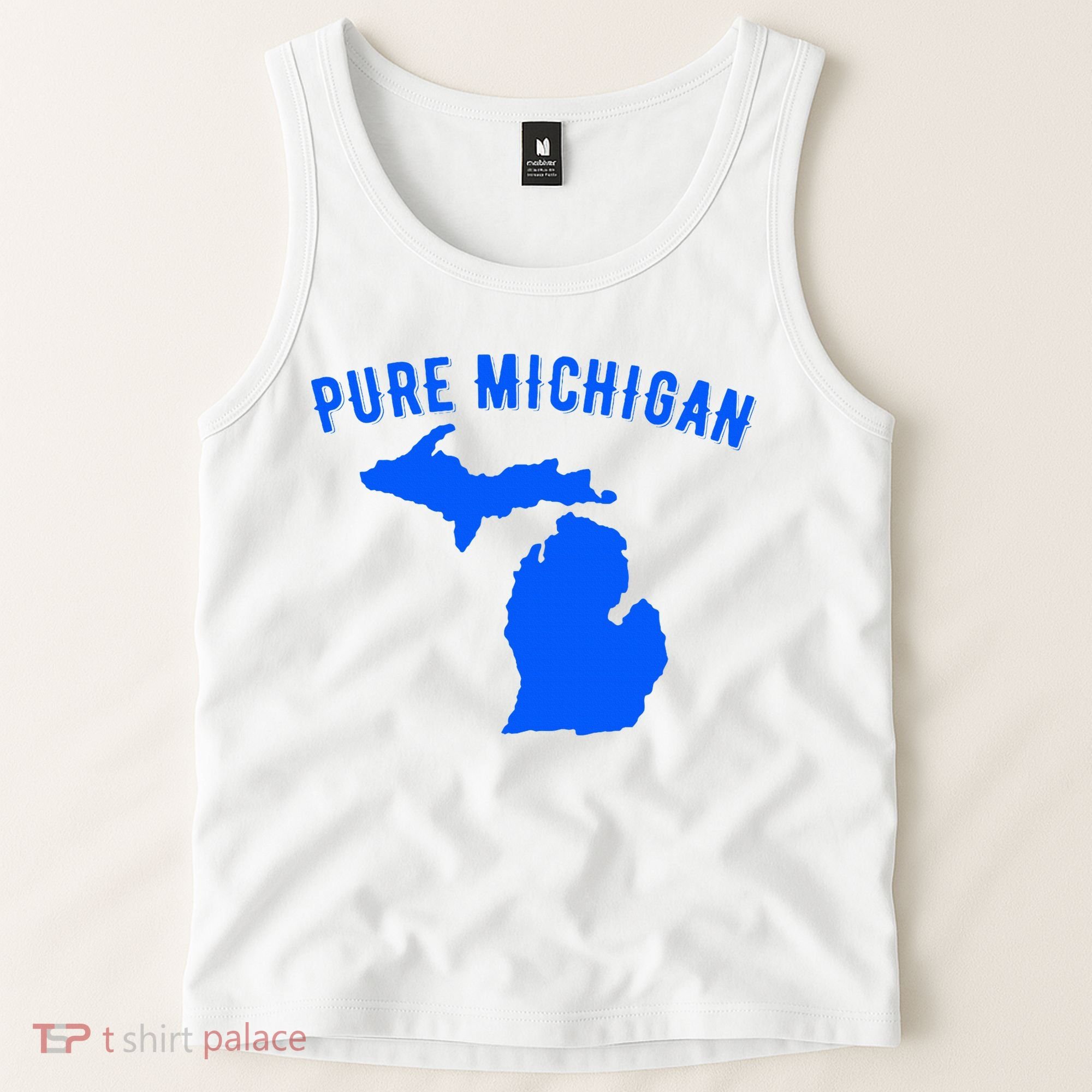 Pure Michigan Vacation Water Lake Fun Gift Idea Tank Top