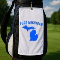 Pure Michigan Vacation Water Lake Fun Gift Idea Golf Towel thumb 2