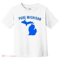 Pure Michigan Vacation Water Lake Fun Gift Idea Toddler T-Shirt thumb 0