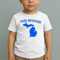 Pure Michigan Vacation Water Lake Fun Gift Idea Toddler T-Shirt thumb 2