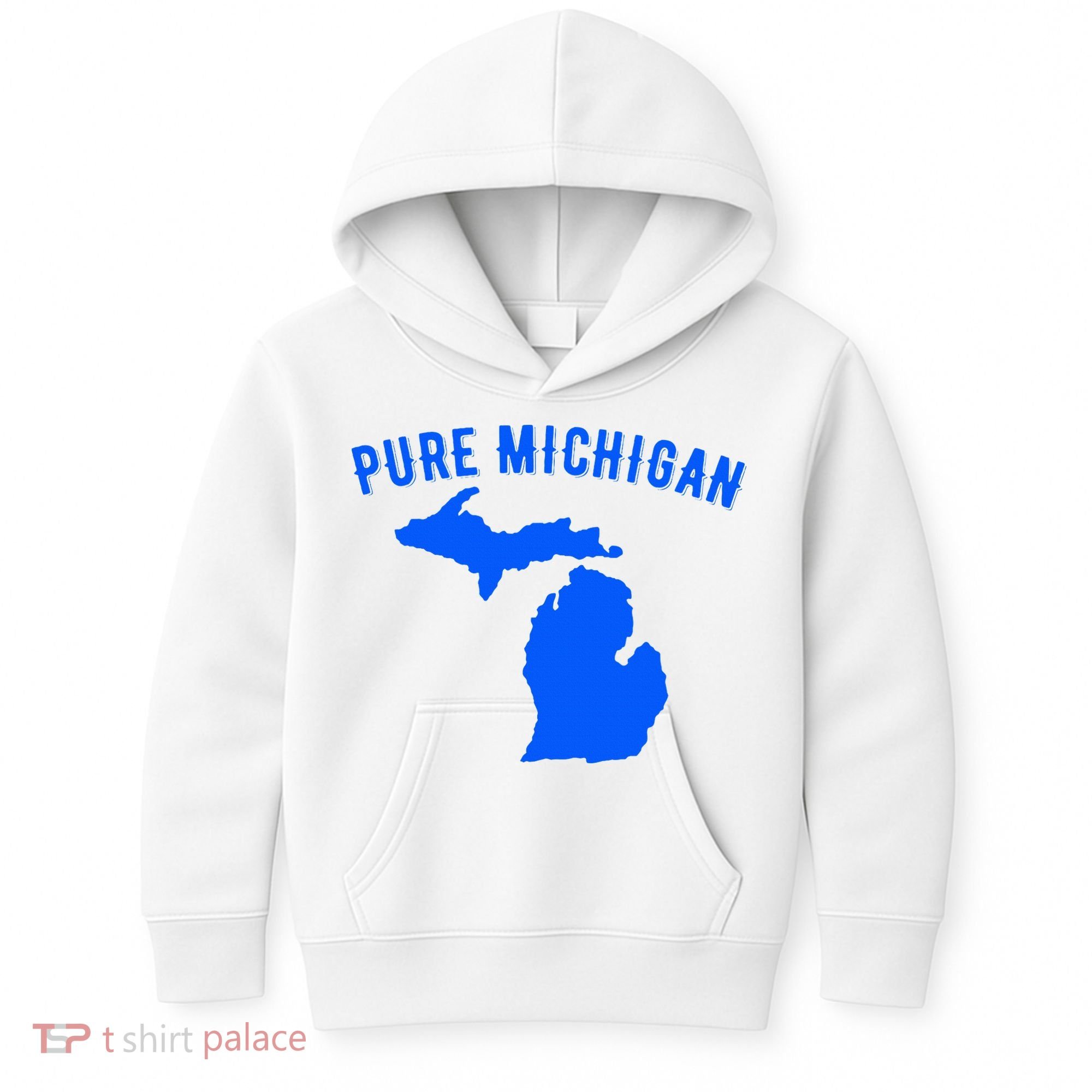 Pure Michigan Vacation Water Lake Fun Gift Idea Kids Hoodie