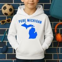 Pure Michigan Vacation Water Lake Fun Gift Idea Kids Hoodie thumb 2