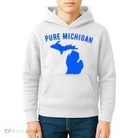 Pure Michigan Vacation Water Lake Fun Gift Idea Kids Hoodie thumb 4