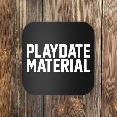 Playdate Material Valentine Coaster