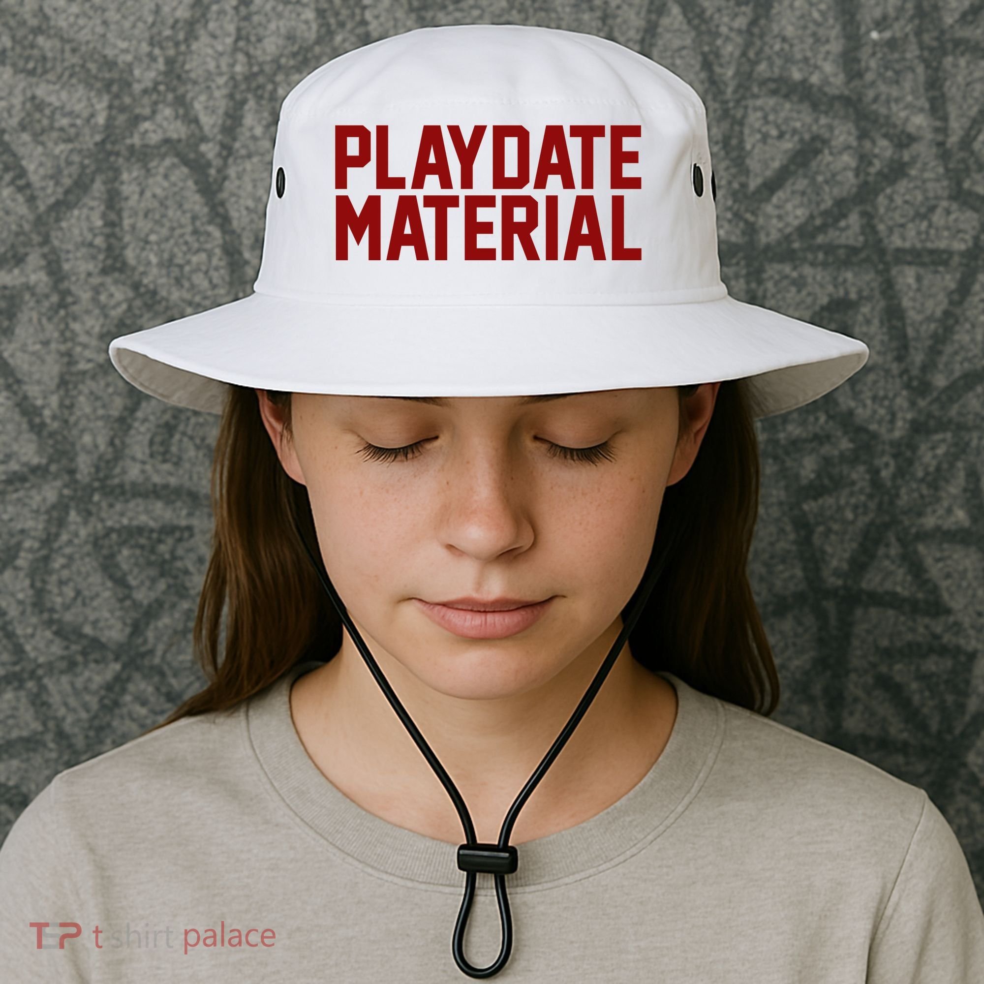 Playdate Material Valentine Bucket Hat