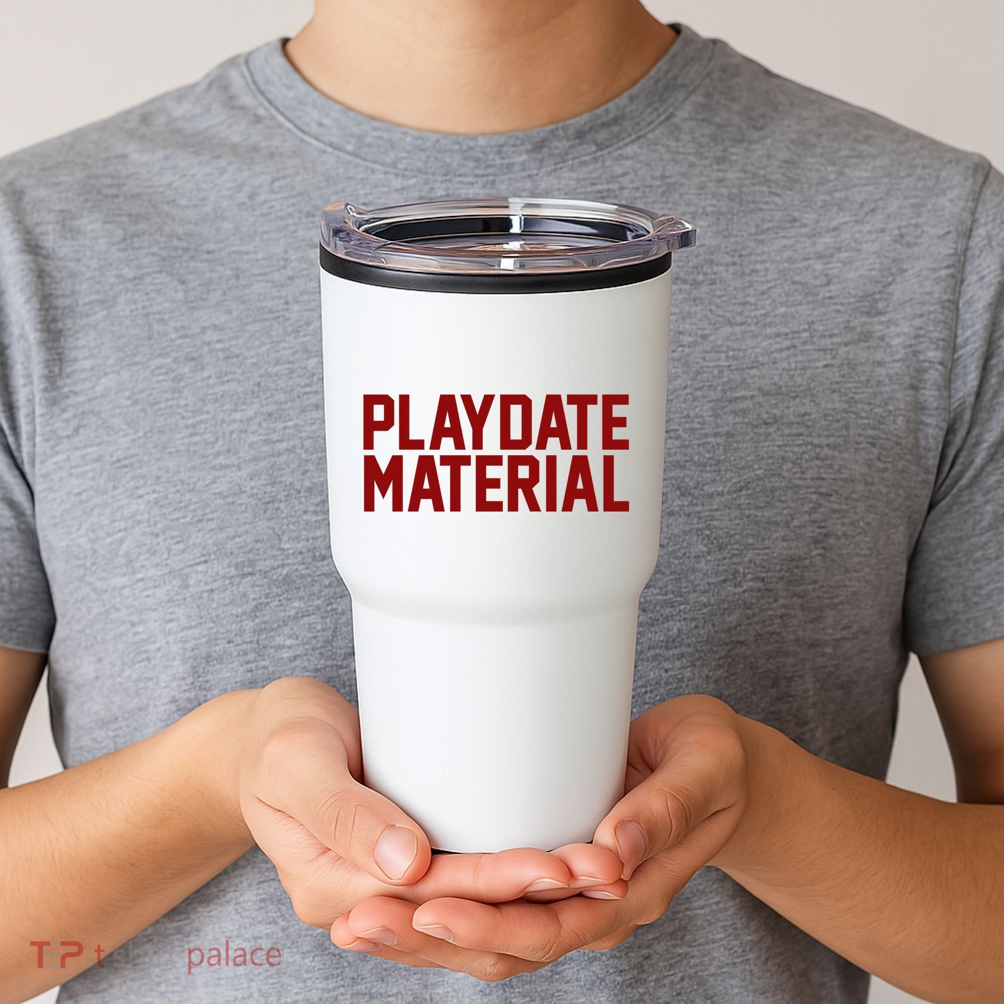 Playdate Material Valentine Tumbler