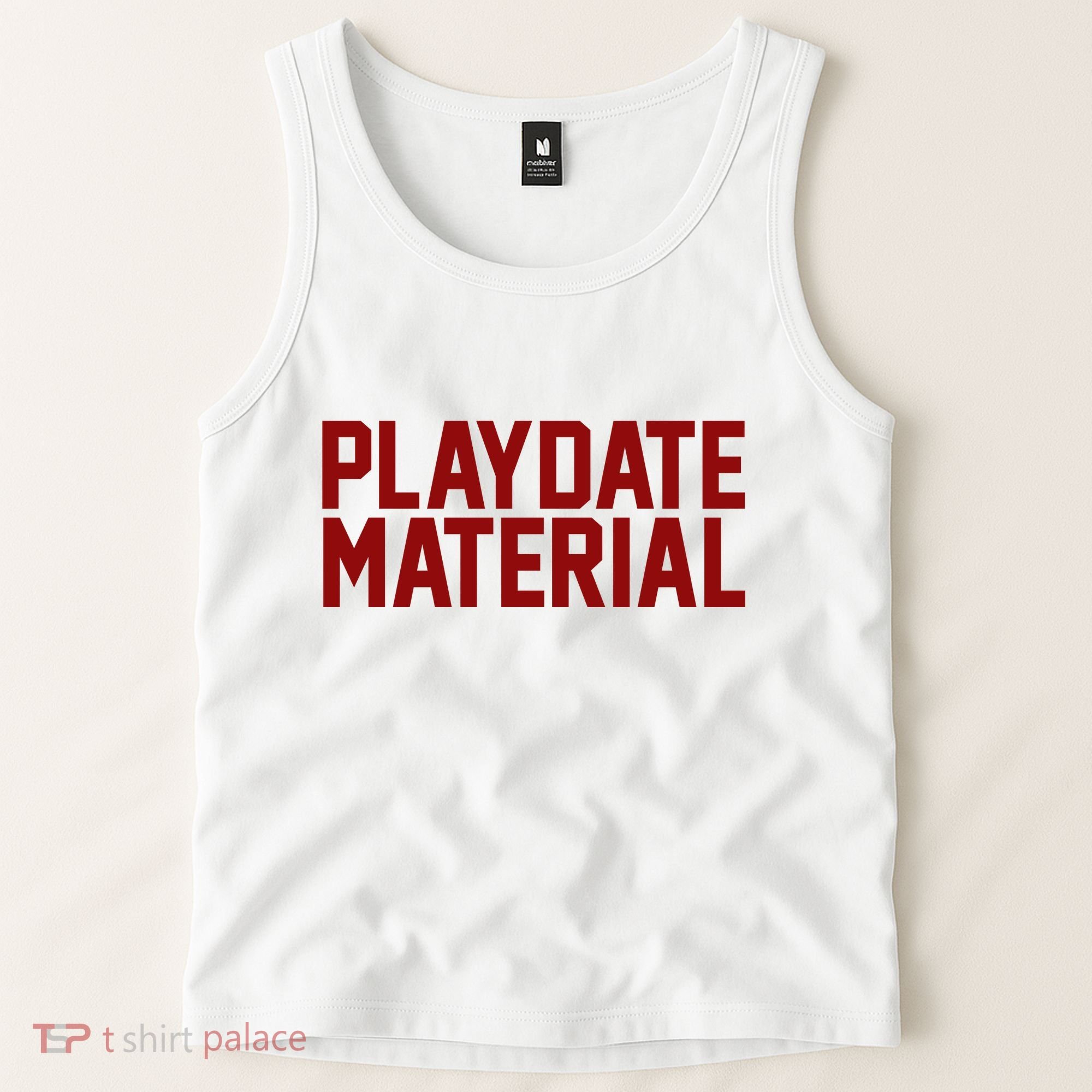 Playdate Material Valentine Tank Top