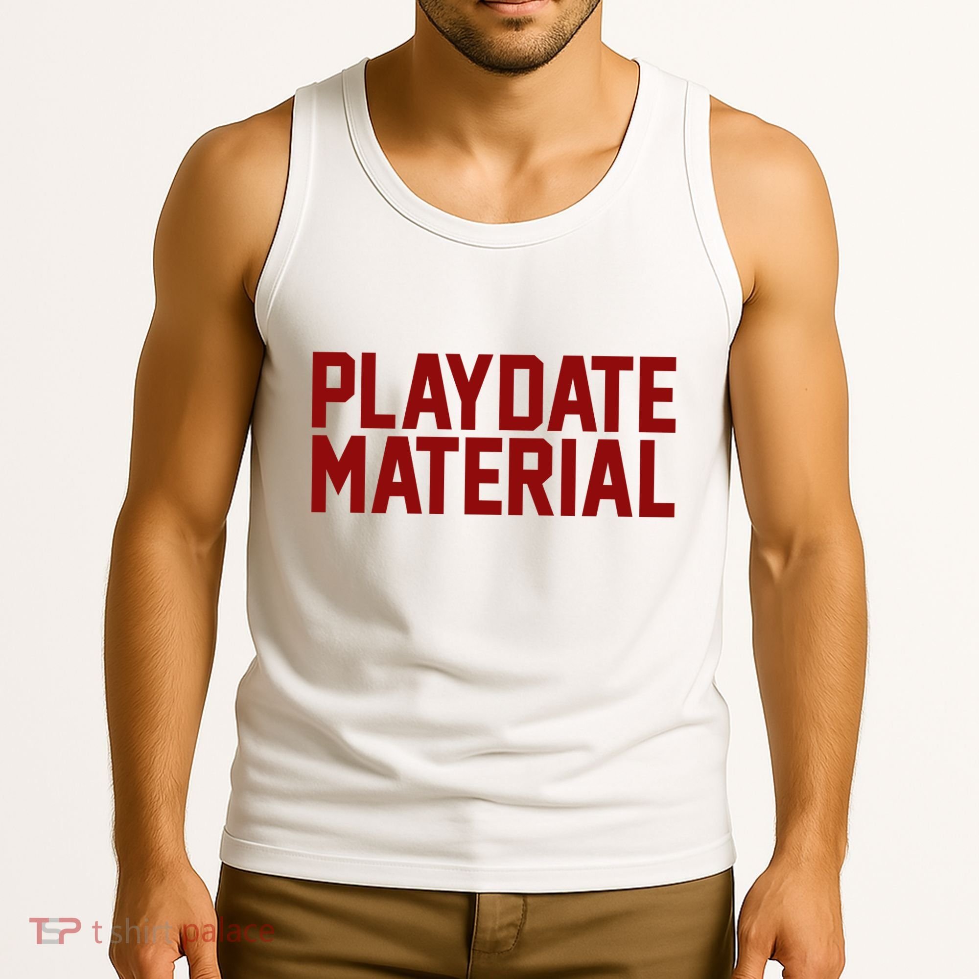 Playdate Material Valentine Tank Top