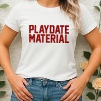 Playdate Material Valentine Women's T-Shirt thumb 2