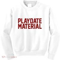 Playdate Material Valentine Kids Sweatshirt thumb 0