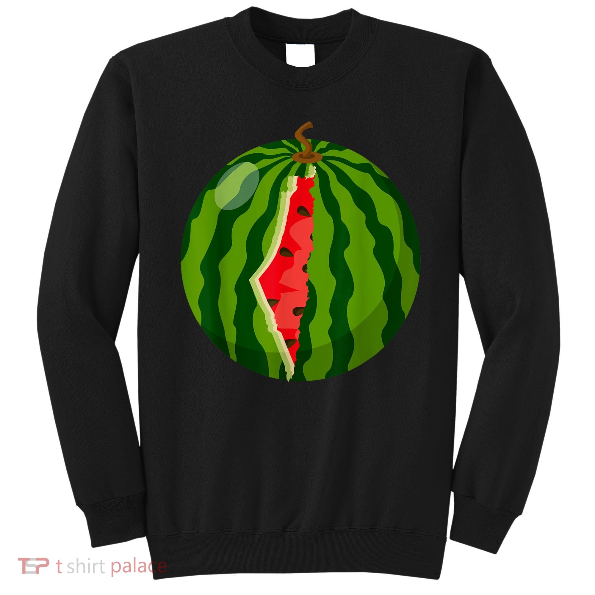 Palestine Map Watermelon Arabic Calligraphy Sweatshirt