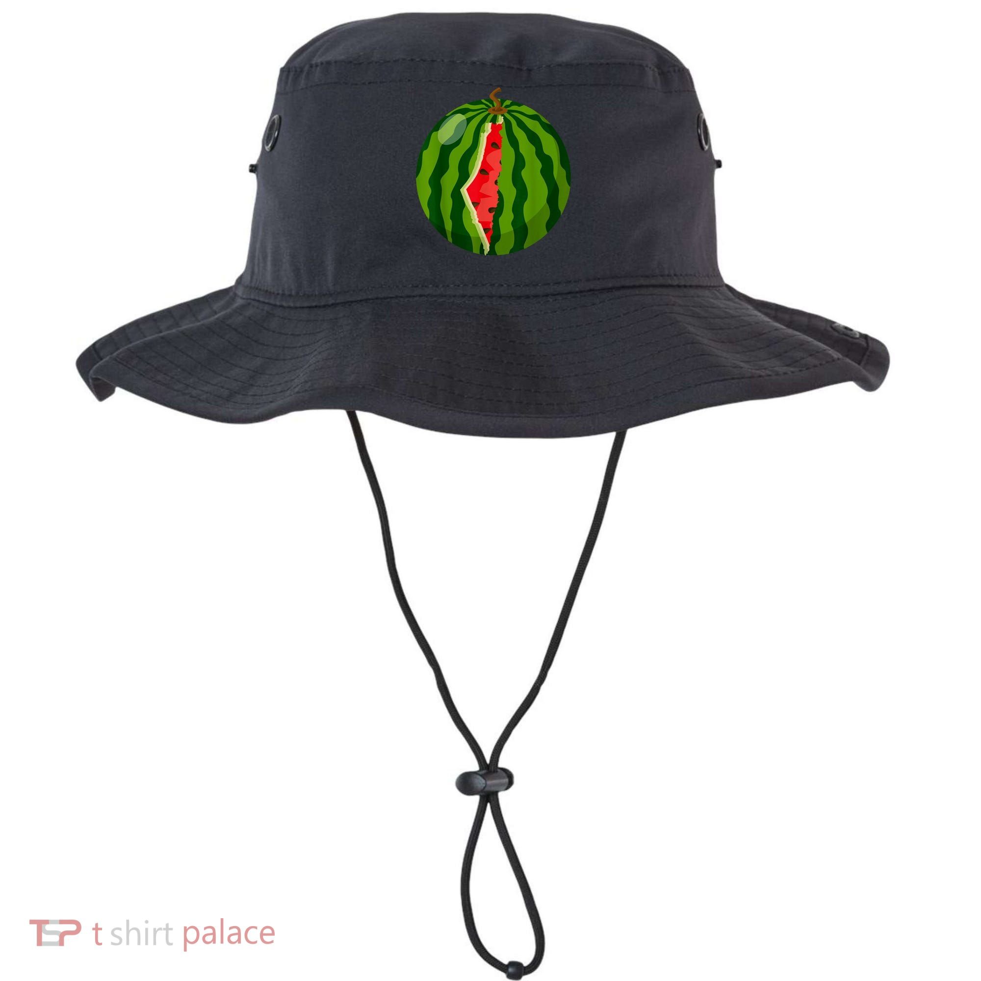 Palestine Map Watermelon Arabic Calligraphy Bucket Hat
