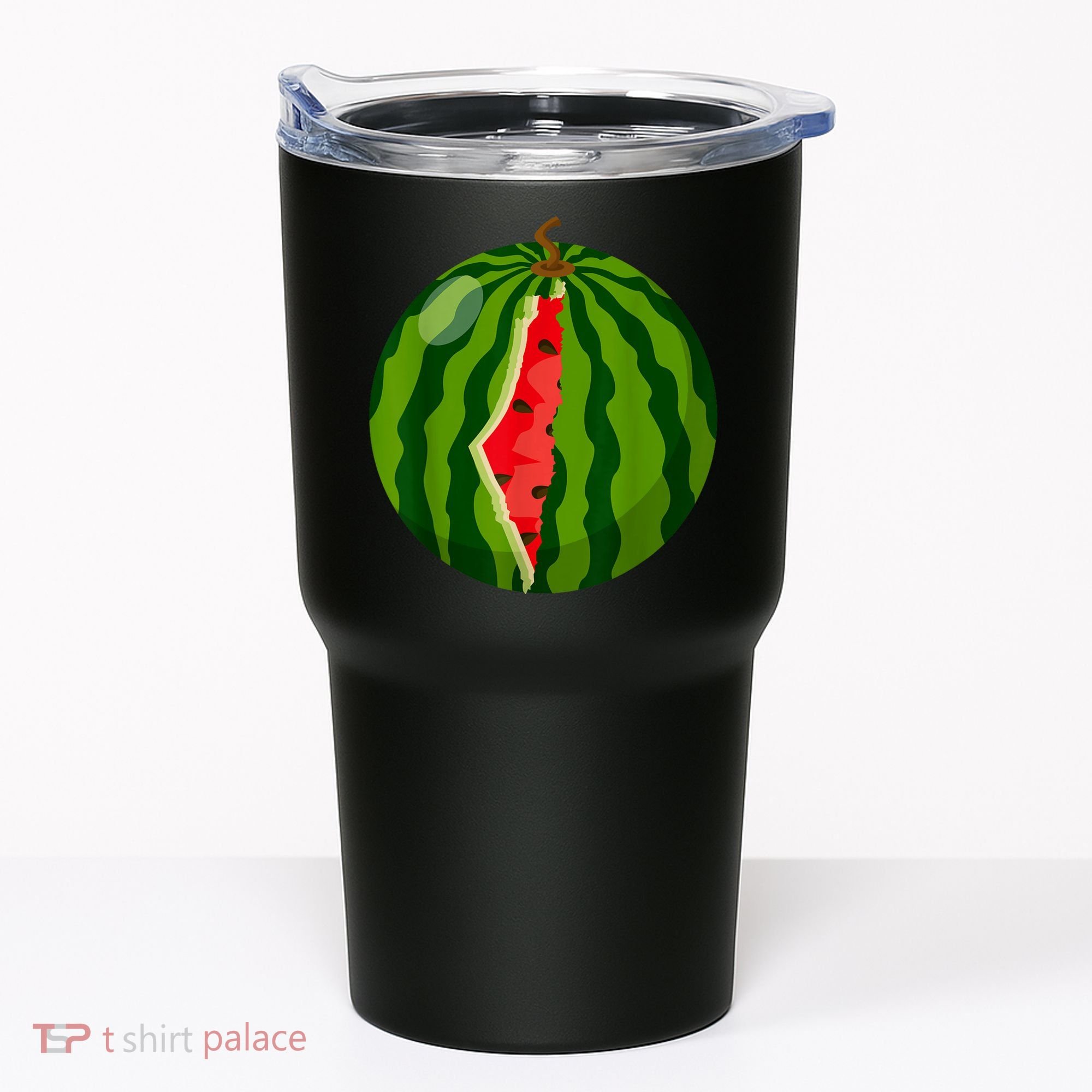 Palestine Map Watermelon Arabic Calligraphy Tumbler