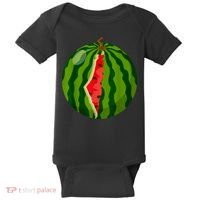 Palestine Map Watermelon Arabic Calligraphy Baby Bodysuit thumb 0