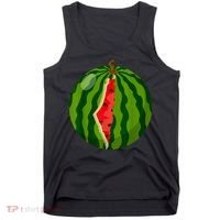 Palestine Map Watermelon Arabic Calligraphy Tank Top thumb 0
