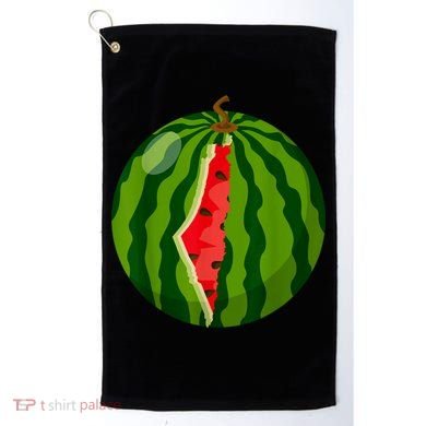 Palestine Map Watermelon Arabic Calligraphy Golf Towel