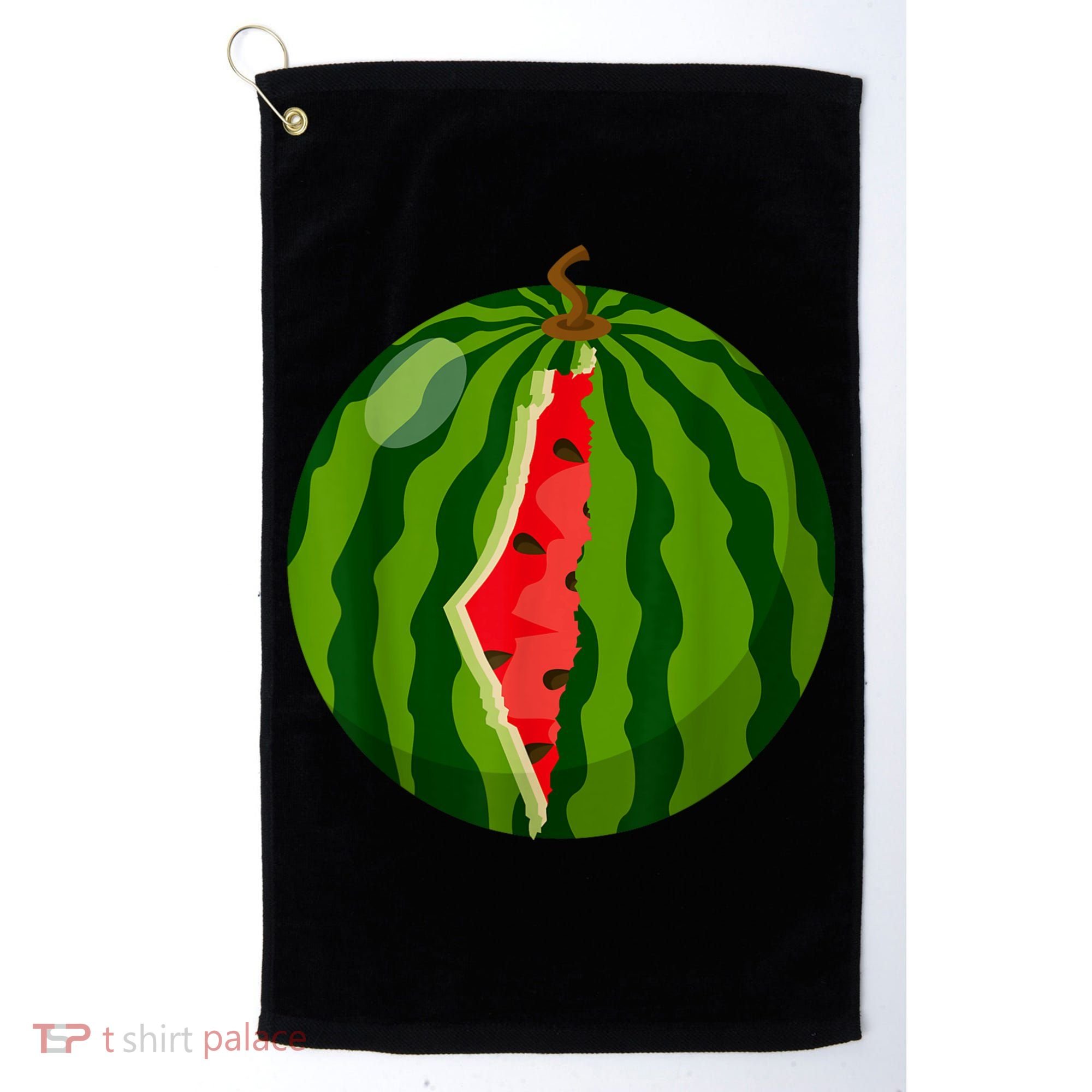 Palestine Map Watermelon Arabic Calligraphy Golf Towel