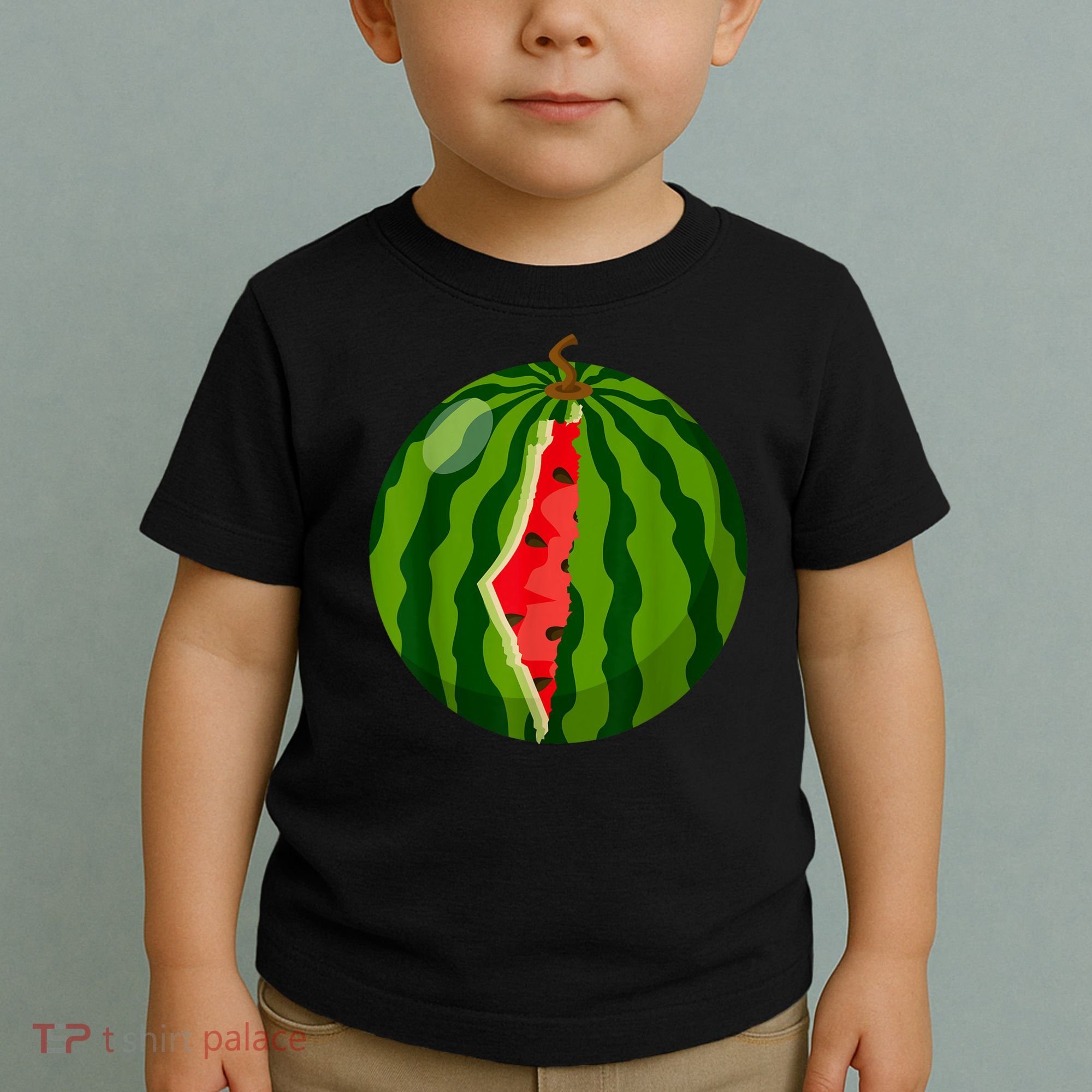 Palestine Map Watermelon Arabic Calligraphy Toddler T-Shirt