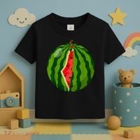 Palestine Map Watermelon Arabic Calligraphy Toddler T-Shirt thumb 3